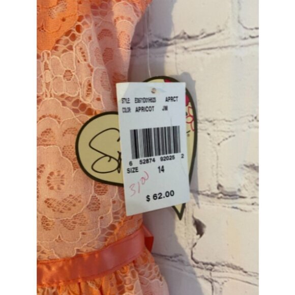 Speechless Girls Pastel  Holiday Lace Round Neck Sleeveless Dress 14 NWT - Picture 4 of 8